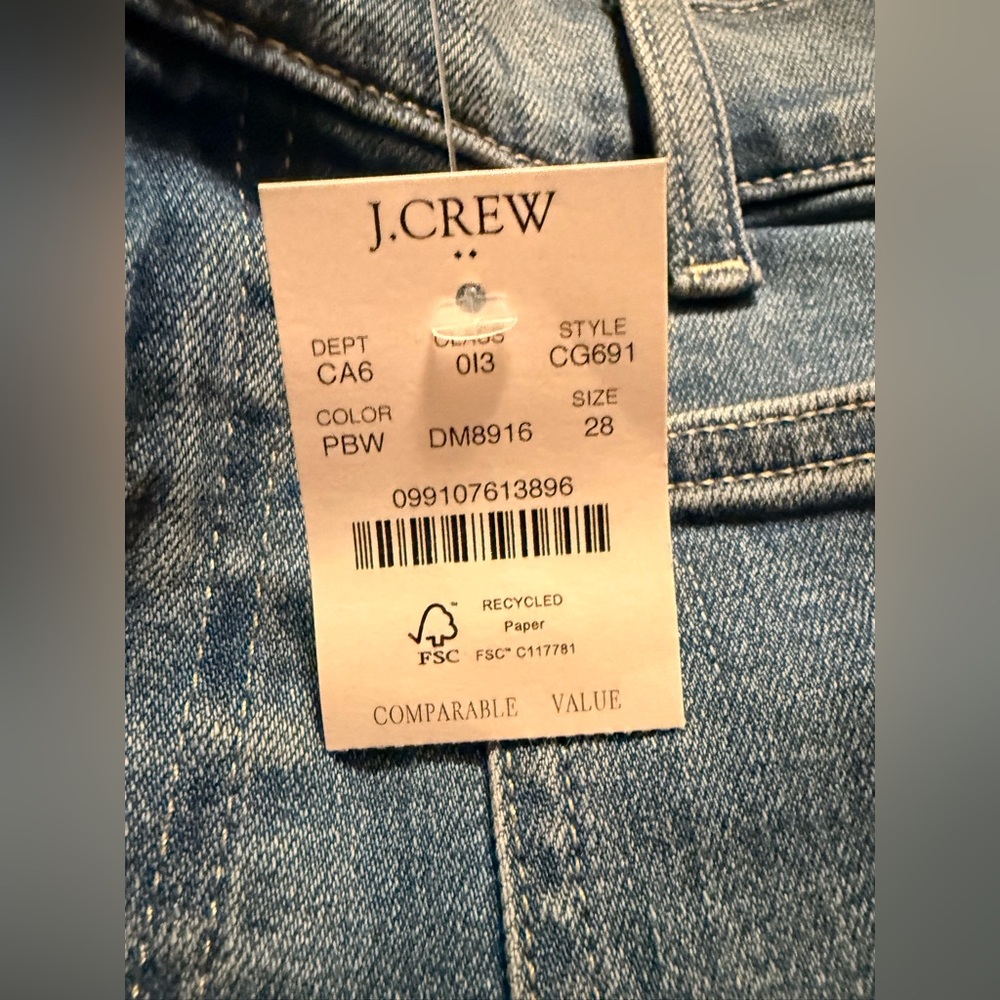 J. Crew Factory Sailor patch-pocket denim short - Picture 9 of 10